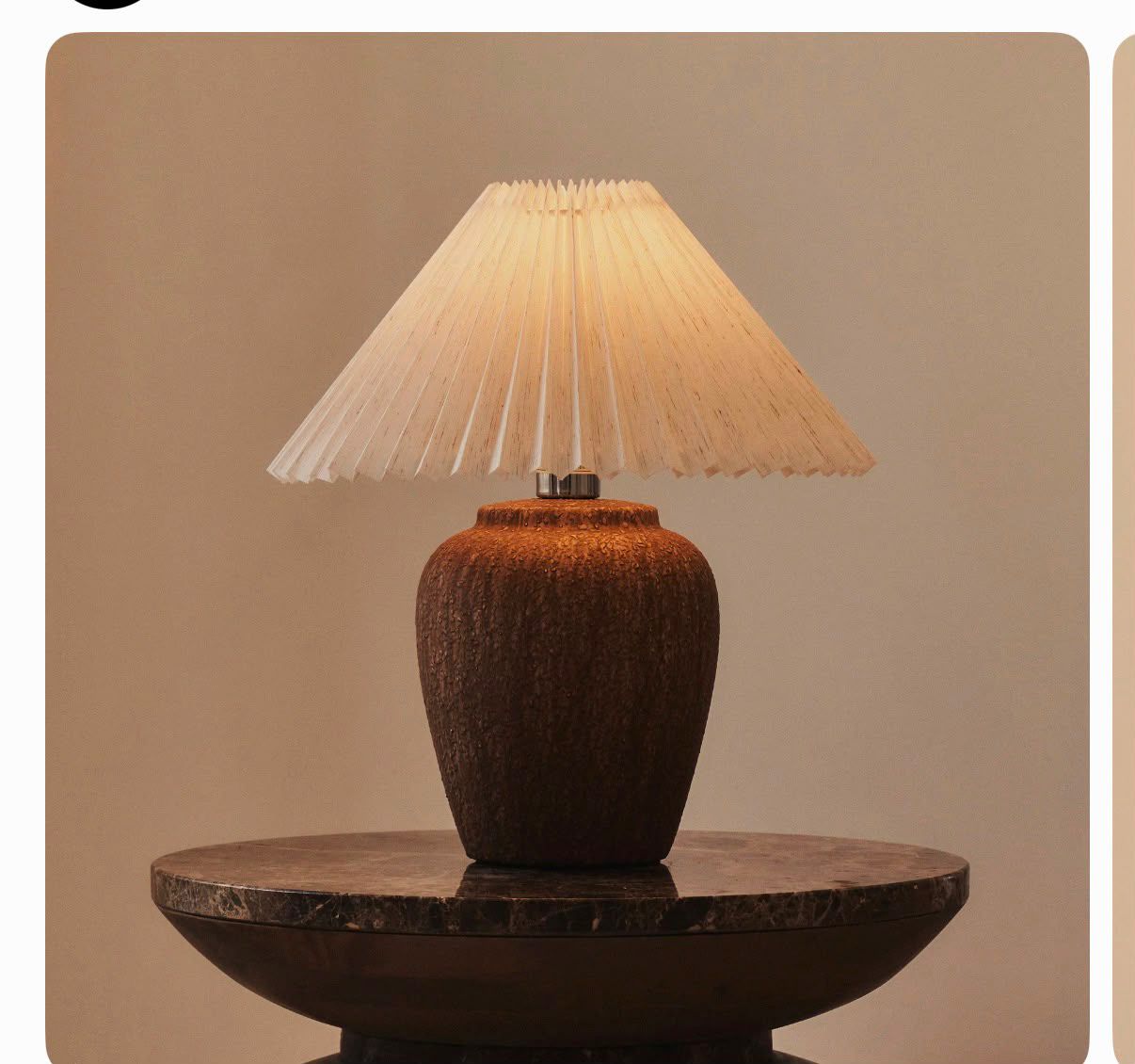 Ceramic lamp